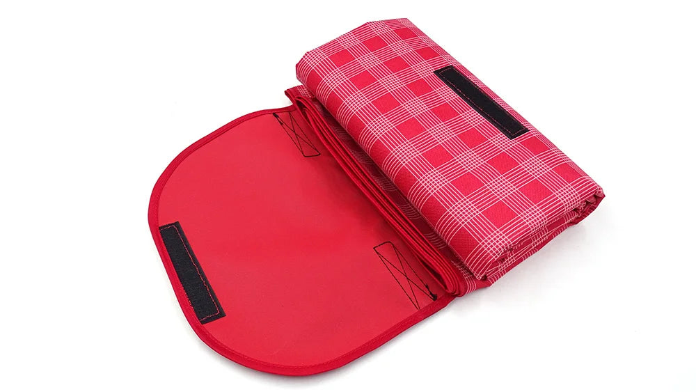 Outdoor Portable Picnic Blanket Waterproof Beach Cushion Mat for Baby Sleeping, Moistureproof Plaid Multiplayer Camping Mat