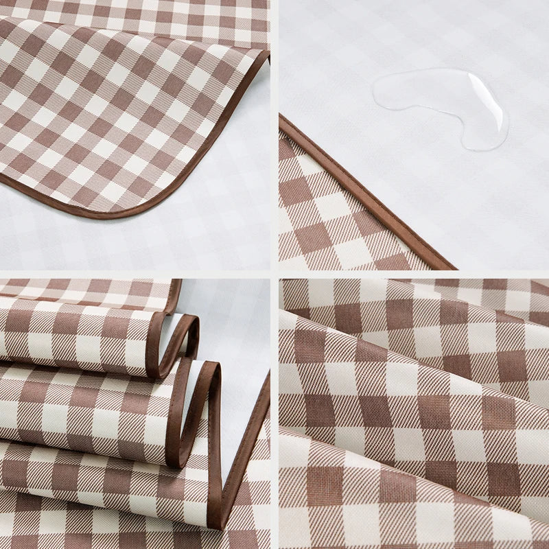 Outdoor Portable Picnic Blanket Waterproof Beach Cushion Mat for Baby Sleeping, Moistureproof Plaid Multiplayer Camping Mat