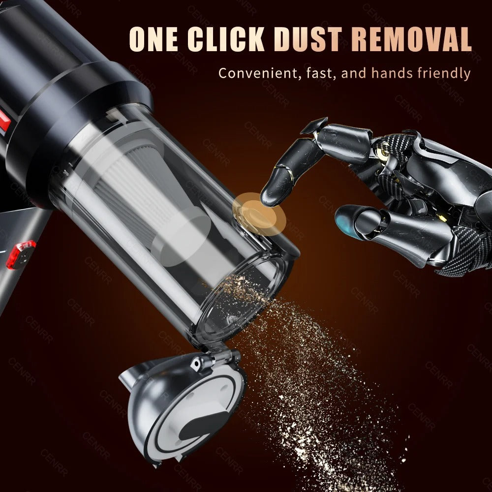 Mini Cordless Car Vacuum Cleaner – Portable & Powerful Handheld Blower - Delicate Leather