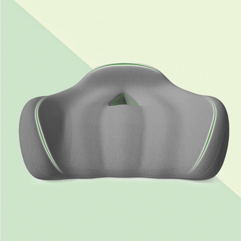 Enhanced Non-slip Orthopedic Memory Foam Seat Cushion for Tailbone Pain Relief – Office Chair & Outdoor Use - Delicate Leather