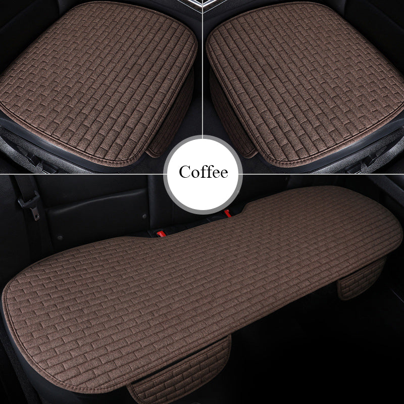 3PCS Universal Anti-Slip Car Seat Cushion Pads for Car Models - Delicate Leather