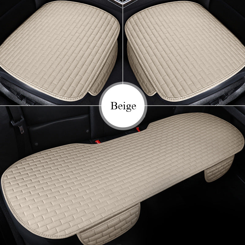 3PCS Universal Anti-Slip Car Seat Cushion Pads for Car Models - Delicate Leather