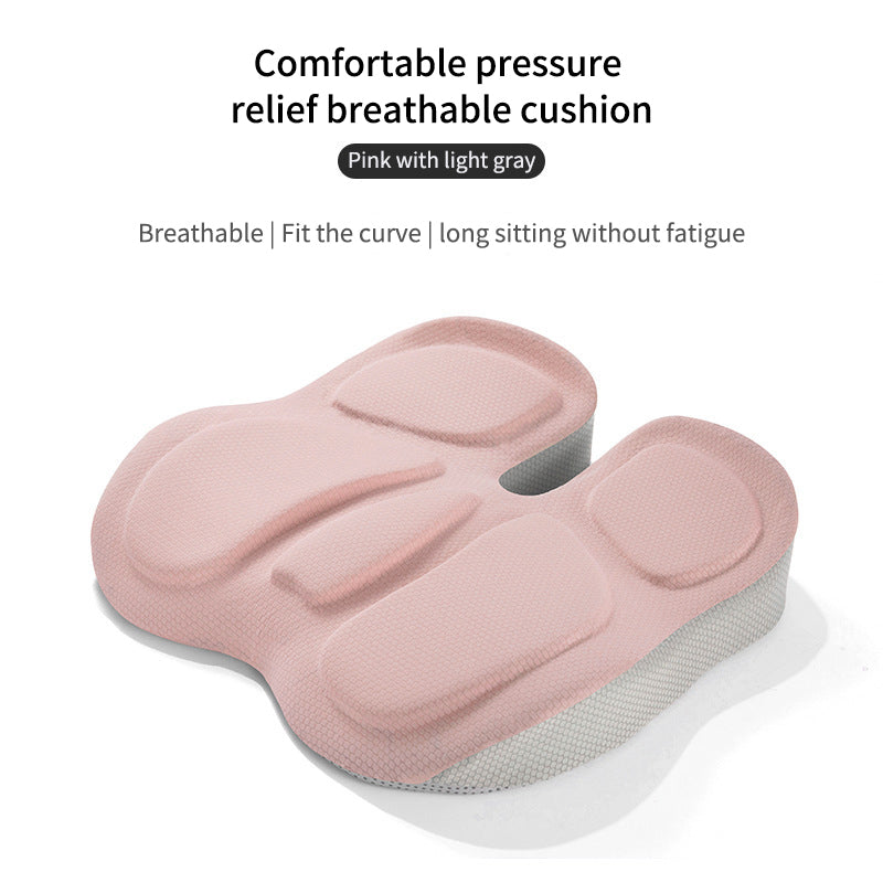 Home Office Chair Sedentary Memory Foam Seat Cushion Breathable Cushion