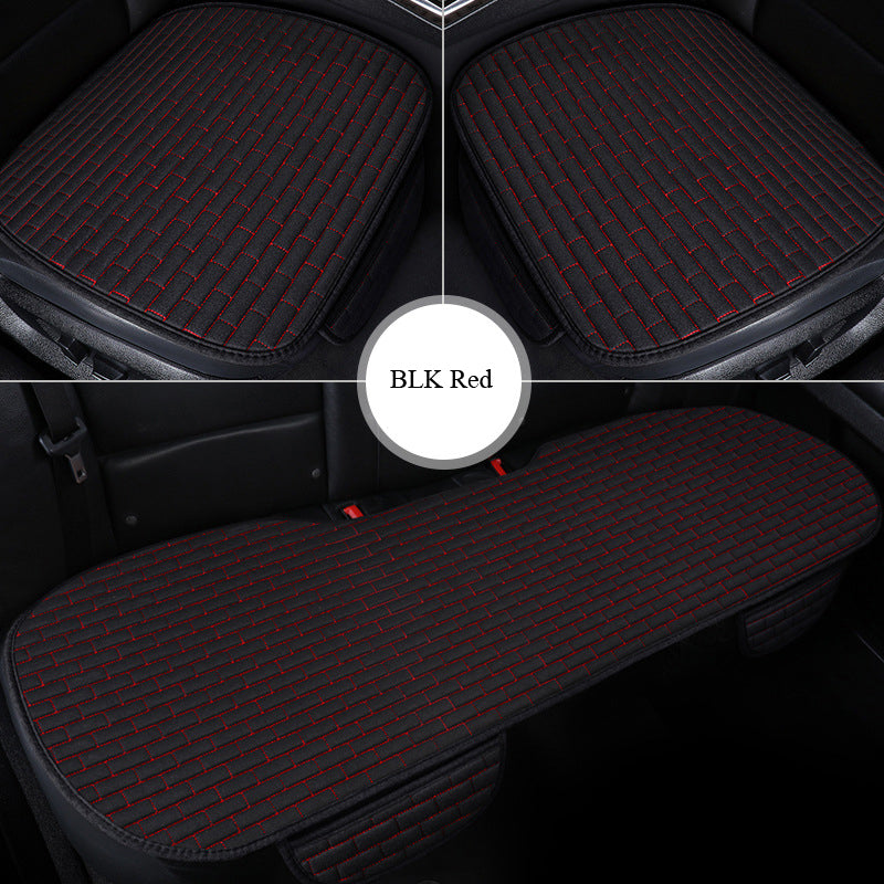 3PCS Universal Anti-Slip Car Seat Cushion Pads for Car Models - Delicate Leather