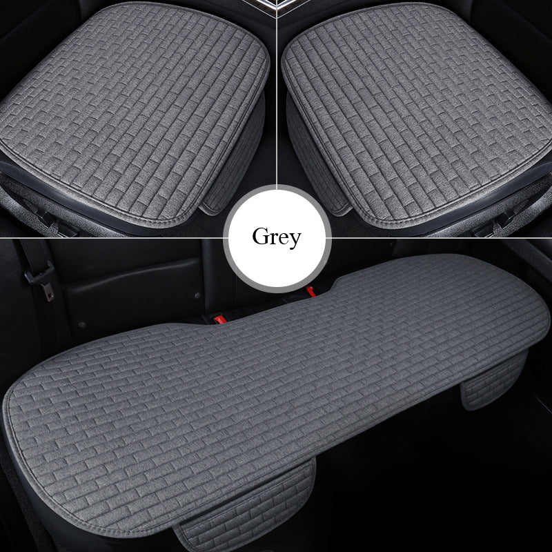 3PCS Universal Anti-Slip Car Seat Cushion Pads for Car Models - Delicate Leather