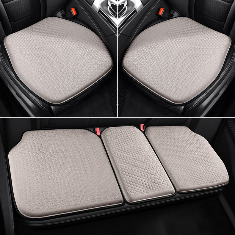 Integrated Gel Lumbar Support Seat Cushion with Enhanced Cooling for Car and Office Chair