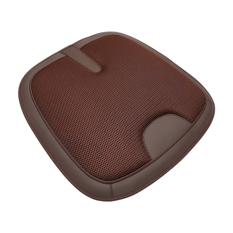Universal Breathable Car Seat Cushion Protector - Cooling Ice Silk Front Seat Mat - Delicate Leather