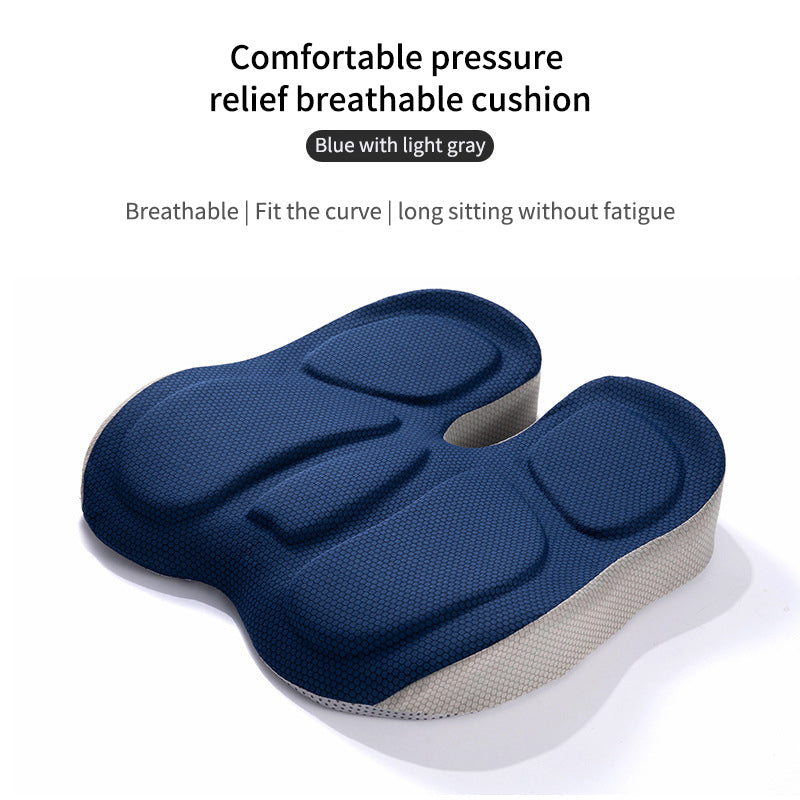 Home Office Chair Sedentary Memory Foam Seat Cushion Breathable Cushion