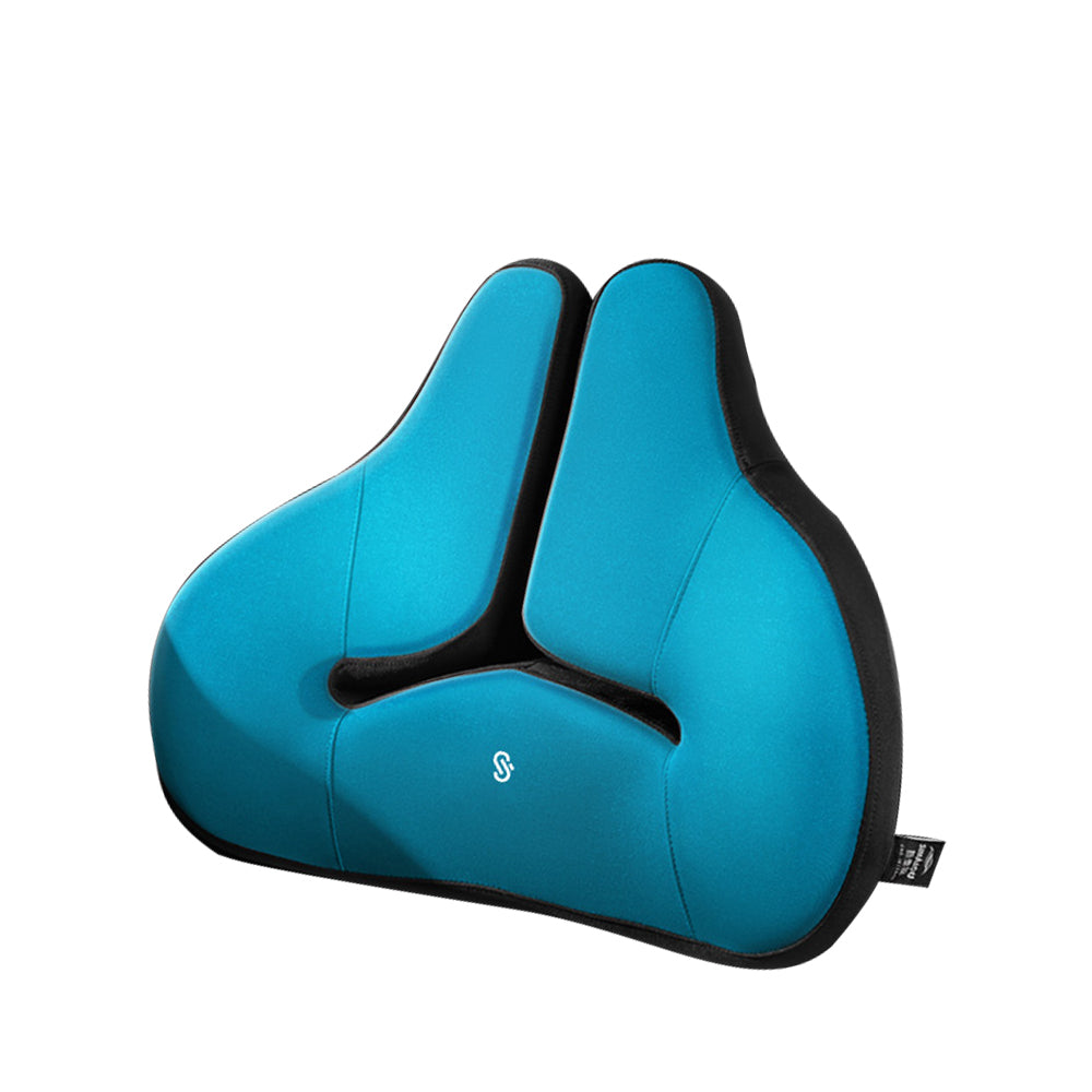 Memory Foam Waist Cushion With Slow Rebound for Reading Bed Rest Car Lumbar Support Back Cushion For Office - Delicate Leather