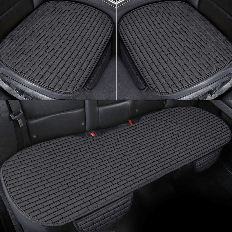 3PCS Universal Anti-Slip Car Seat Cushion Pads for Car Models - Delicate Leather