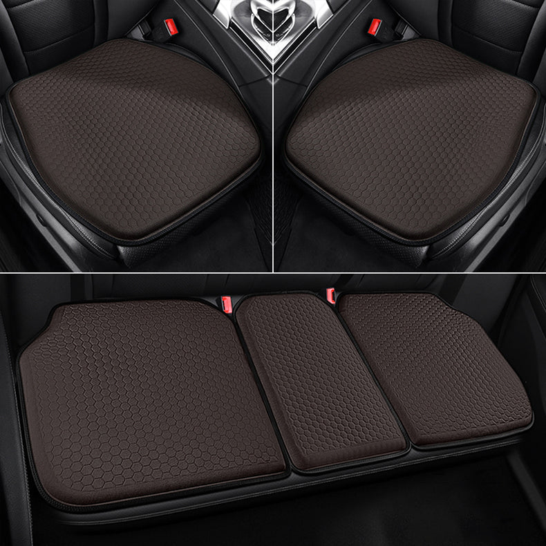 Integrated Gel Lumbar Support Seat Cushion with Enhanced Cooling for Car and Office Chair