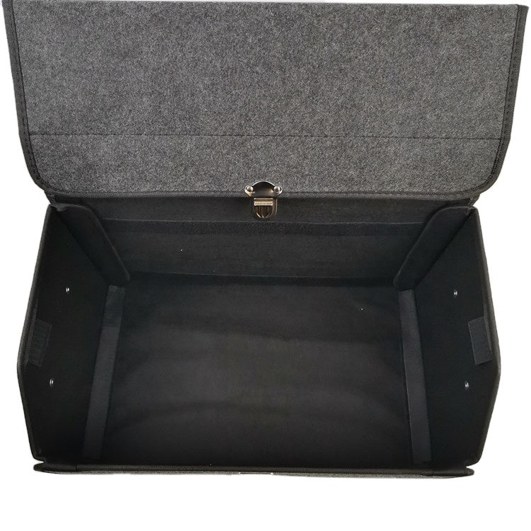 2024 Classic Style Foldable Felt Car Trunk Storage Box