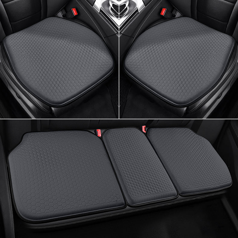 Integrated Gel Lumbar Support Seat Cushion with Enhanced Cooling for Car and Office Chair