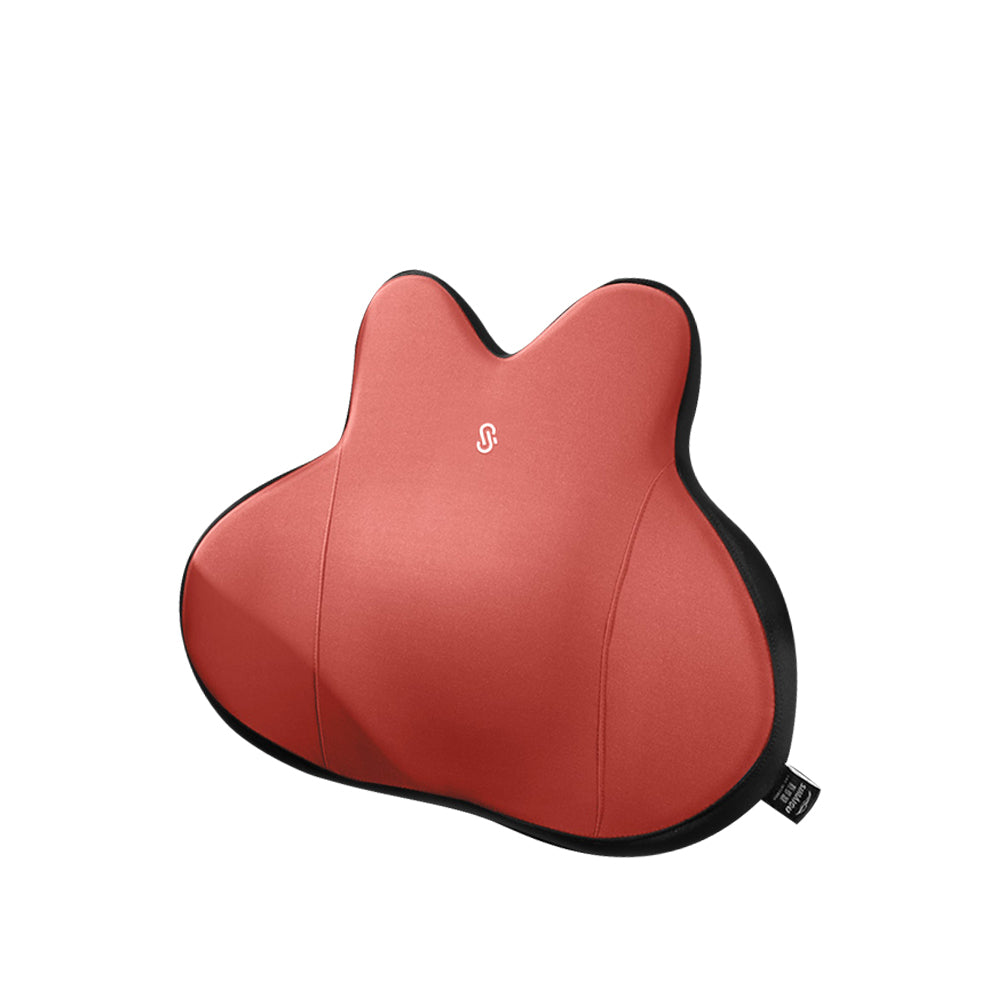 Portable Orthopedic Ergonomic Back Pillows Lumbar Support Gel Chair Office Seat Cushion Stadium Car Memory Foam Lumbar Cushion - Delicate Leather