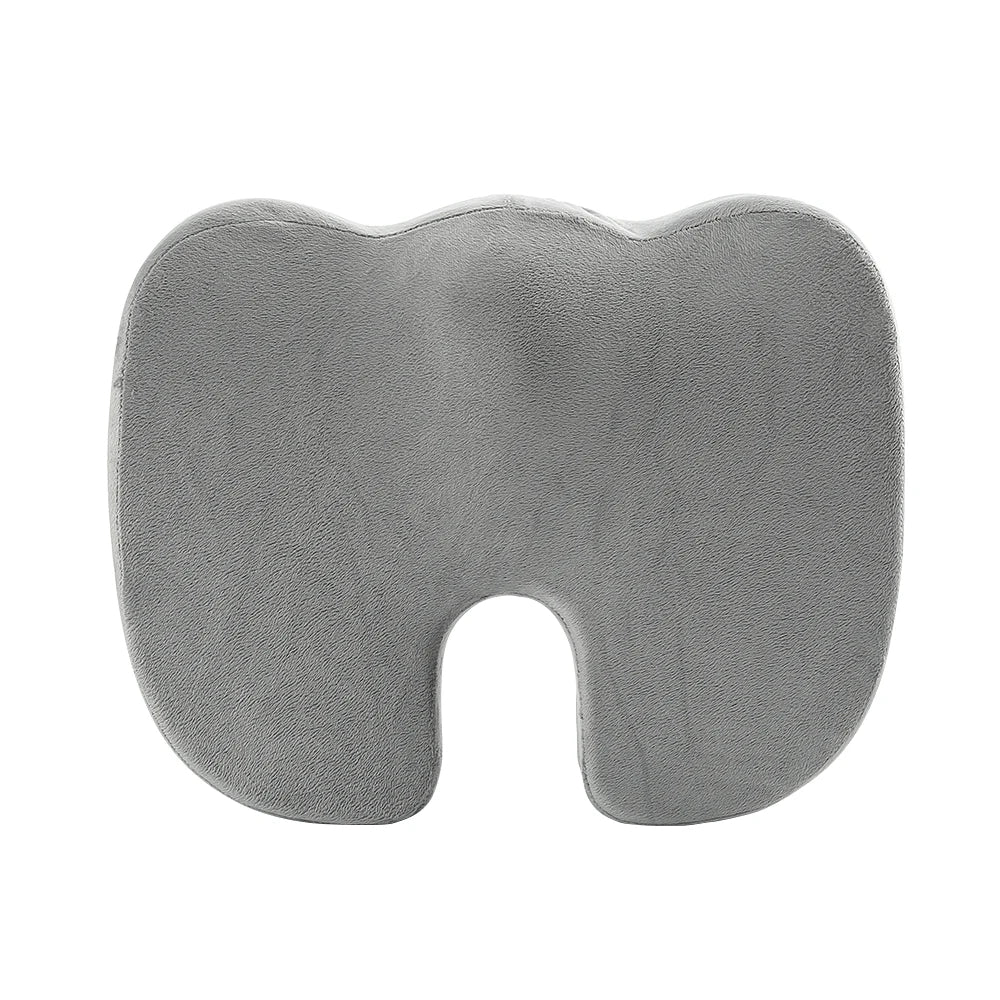 High Quality Coccyx Orthopedic Seat Cushion Cooling Gel Seat Cushions Memory Foam Ergonomic Pressure Relief Seat Cushion - Delicate Leather
