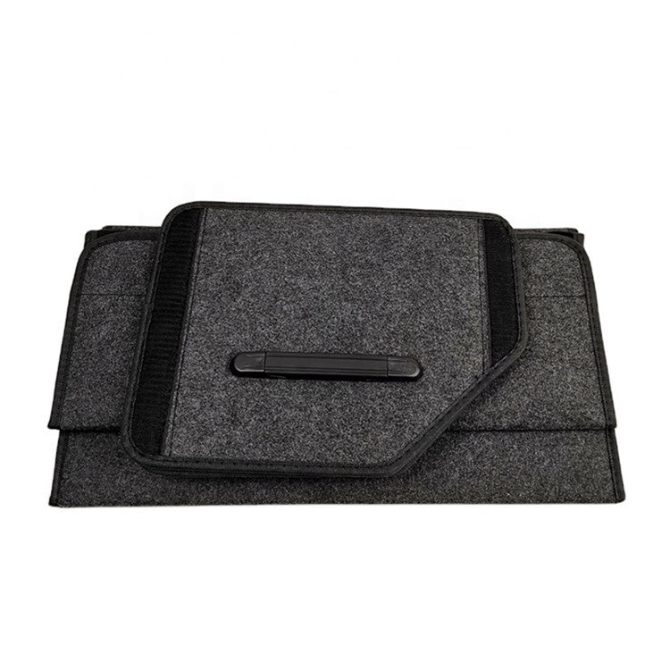 2024 Classic Style Foldable Felt Car Trunk Storage Box