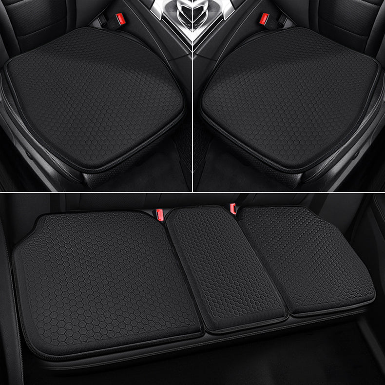Integrated Gel Lumbar Support Seat Cushion with Enhanced Cooling for Car and Office Chair