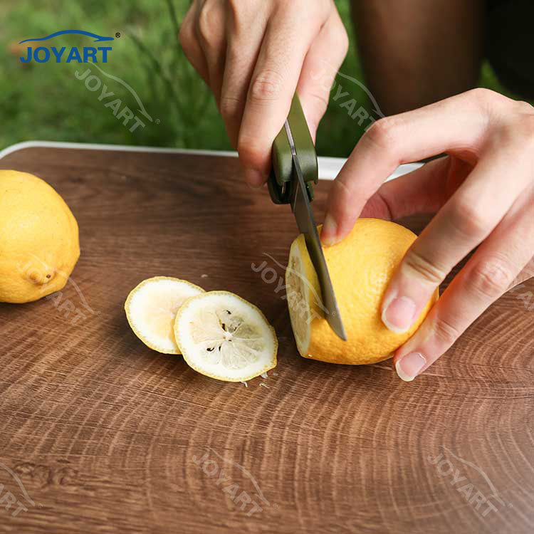 Collapsible Foldable Storage Box with Lid 2-in-1 Portable Expandable Plastic Organizer Box with Folding Table - Delicate Leather