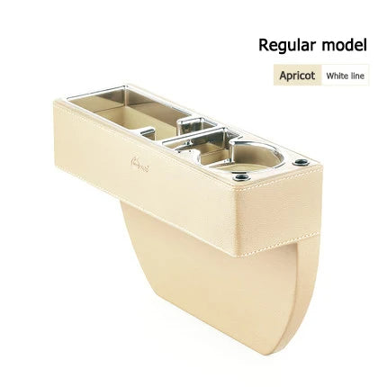 Car Organizer Accessories Seat Gap Fillers Leather Between the Seat Car Organizer Cup Holder