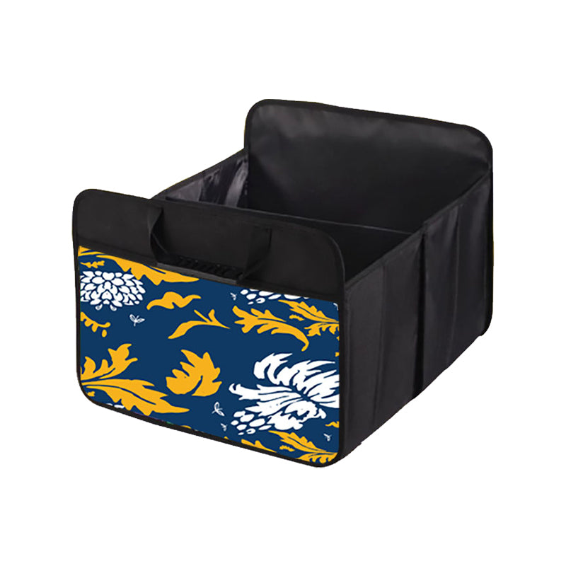 Collapsible Storage Box - Eco-Friendly Woven Fabric Honeycomb Panel Waterproof for Home - Delicate Leather