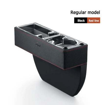 Car Organizer Accessories Seat Gap Fillers Leather Between the Seat Car Organizer Cup Holder