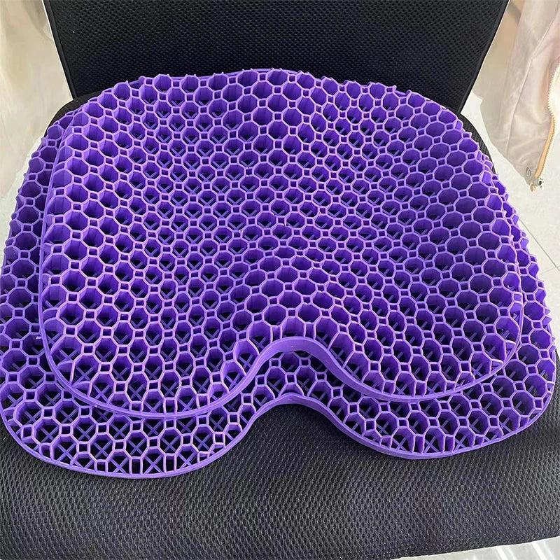 High-Quality Memory Foam Gel Seat Cushion - Comfortable and Portable U-Shape Office Chair Cushion