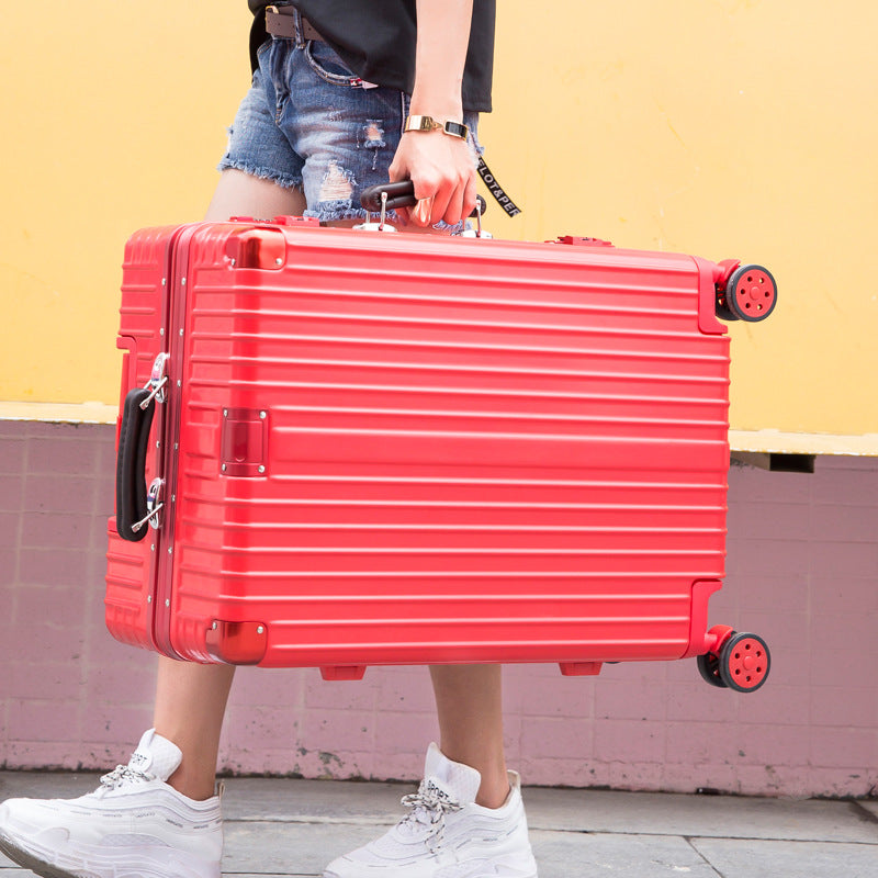 Hot Selling Magnesium Alloy Luggage Large Capacity Aluminum Frame Pure Metal Suitcases