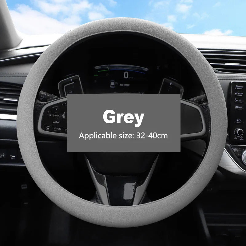 Car Universal Silicone Steering Wheel Elastic Glove Cover