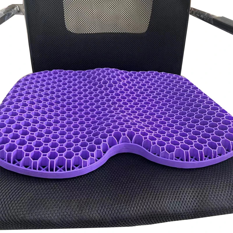High-Quality Memory Foam Gel Seat Cushion - Comfortable and Portable U-Shape Office Chair Cushion
