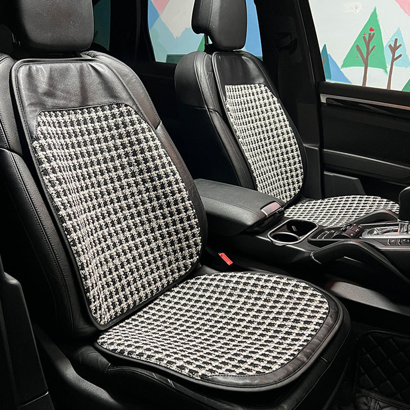 Nice Style Car Seat Cushion Protector Breathable Ice Silk Summer Car Seat Cover Pad Mat Non Sweat Interior Accessories - Delicate Leather