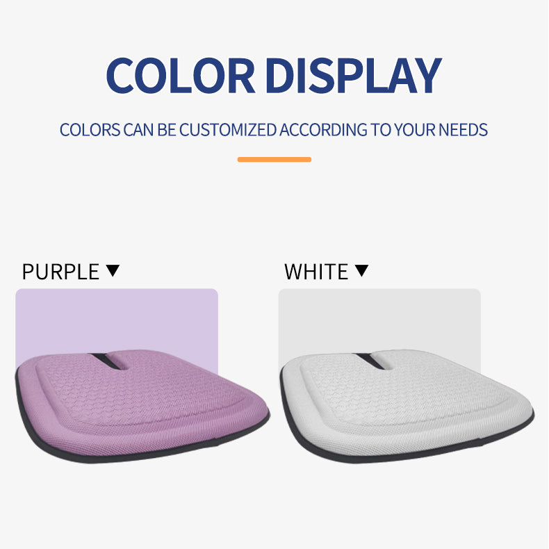 Factory Luxury Breathable Universal Cooling Gel Car Seat Cushion - Delicate Leather