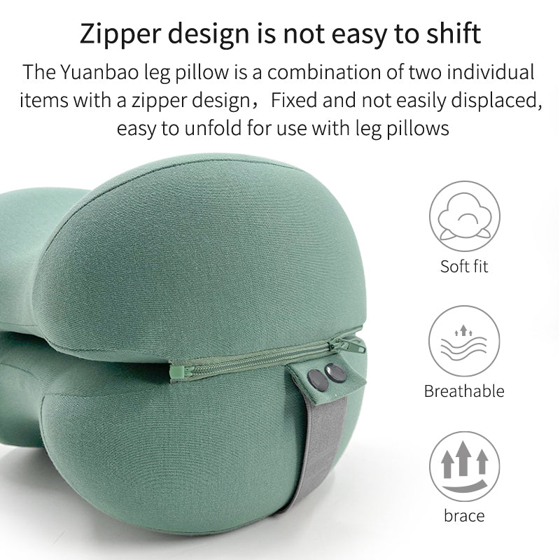 High-Quality Foldable Memory Foam Orthopedic Knee and Leg Pillow – Dual Purpose for Sleep and Support
