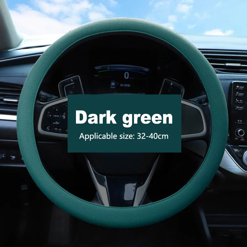 Car Universal Silicone Steering Wheel Elastic Glove Cover