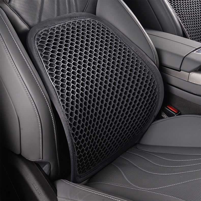Integrated Gel Lumbar Support Backrest for Car and Office Chair