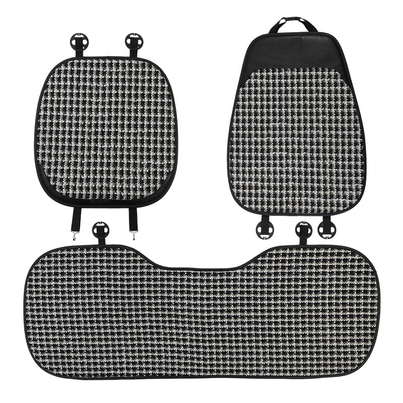 Nice Style Car Seat Cushion Protector Breathable Ice Silk Summer Car Seat Cover Pad Mat Non Sweat Interior Accessories - Delicate Leather