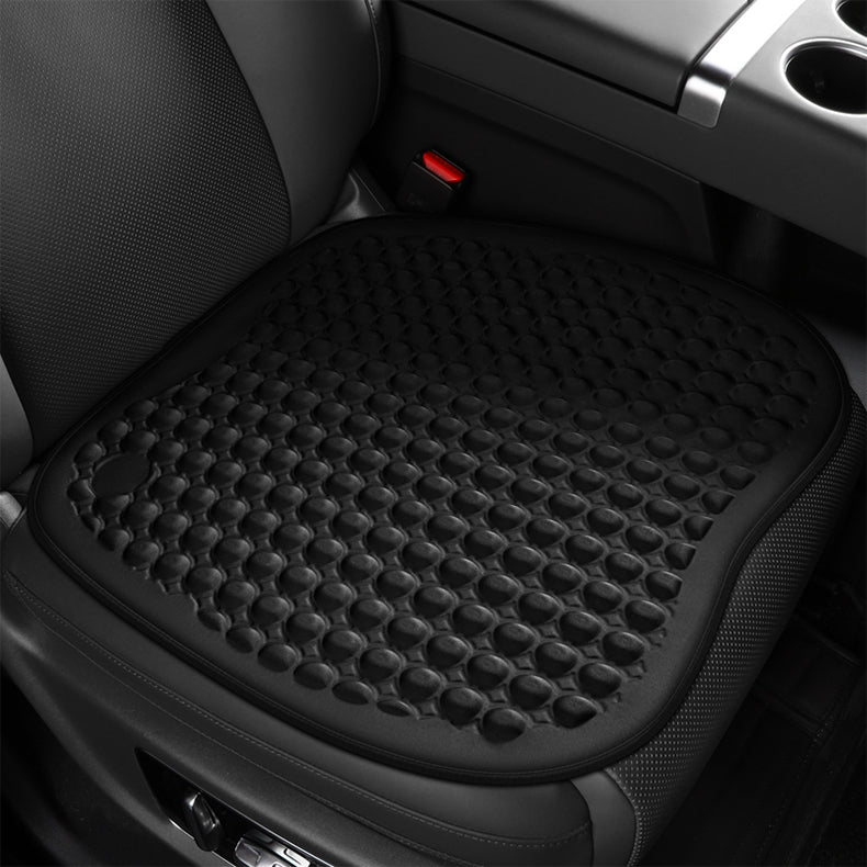 Integrated Gel Seat Cushion – Cooling Comfort with Ergonomic Design - Delicate Leather