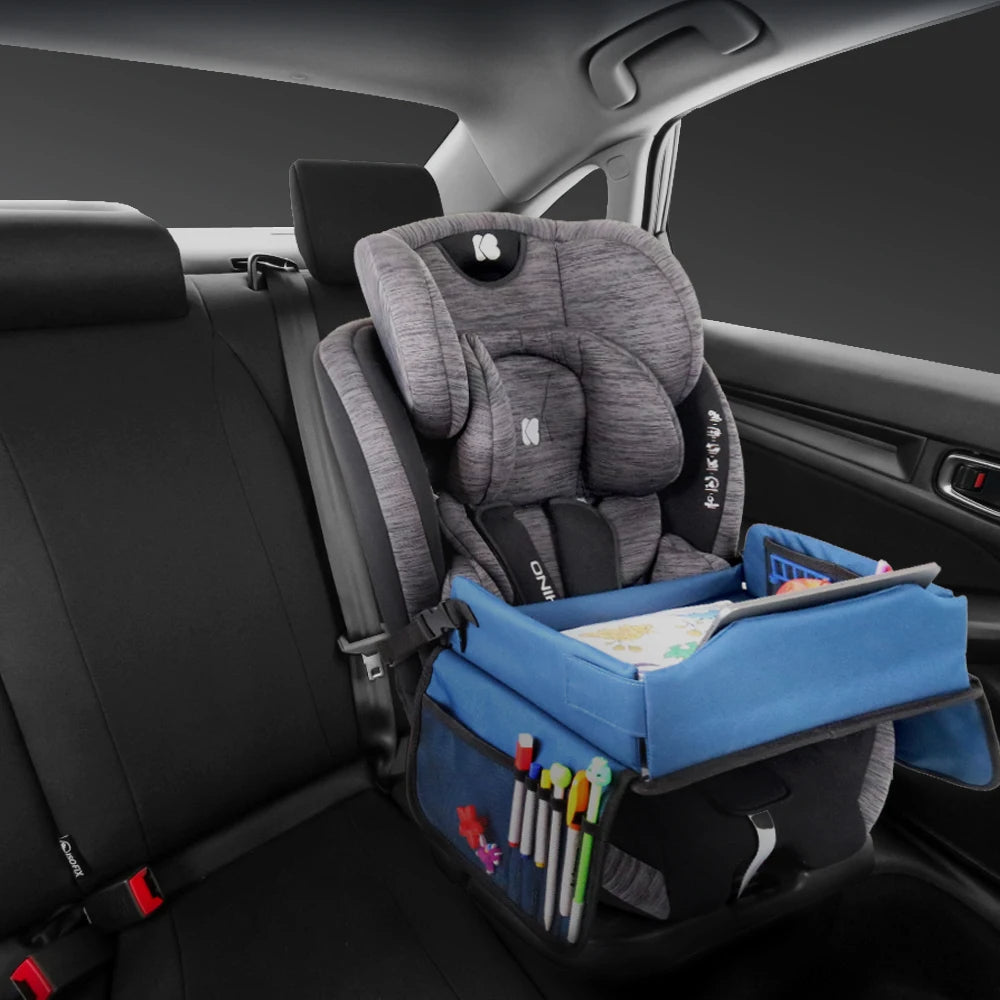 Oxford Cloth Toddler Car Seat Activity Snack Lap Tray - Delicate Leather