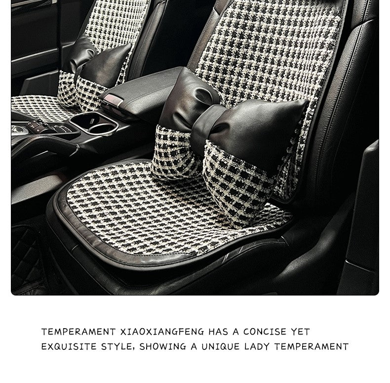 Nice Style Car Seat Cushion Protector Breathable Ice Silk Summer Car Seat Cover Pad Mat Non Sweat Interior Accessories - Delicate Leather