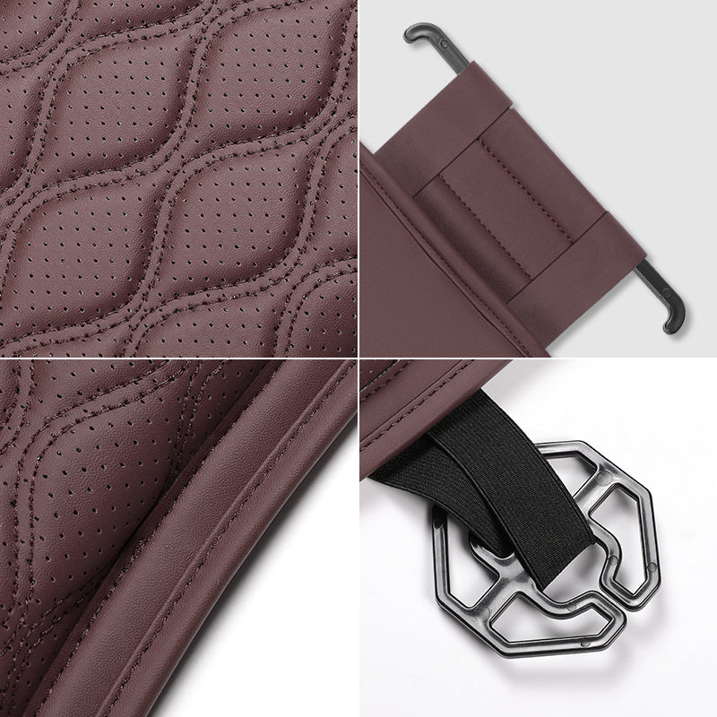 Multicolor Waterproof Full Set Luxury Car Leather Seat Covers - Delicate Leather