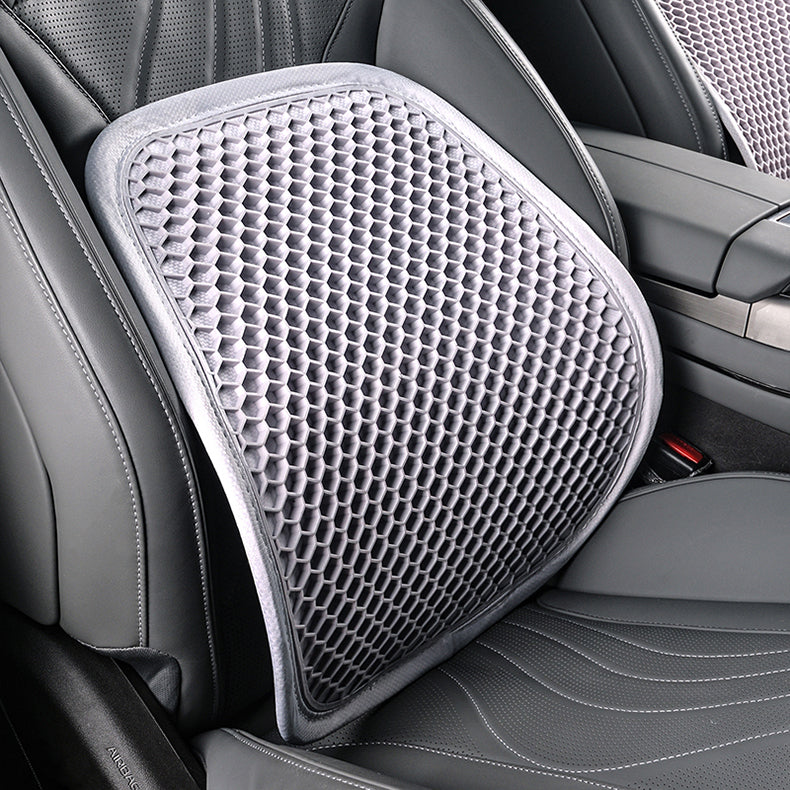 Integrated Gel Lumbar Support Backrest for Car and Office Chair