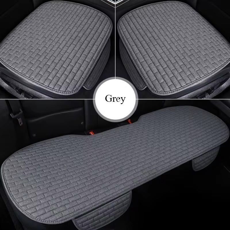 3PCS Universal Anti-Slip Car Seat Cushion Pads for Car Models - Delicate Leather