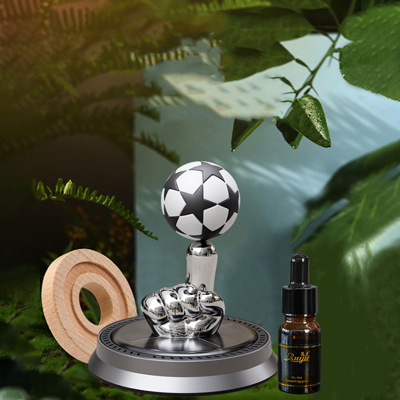 Car Accessories Natural Classic Car Diffuser Designer Solar Air Freshener Perfume Luxury Custom Logo Car Air Freshener - Delicate Leather