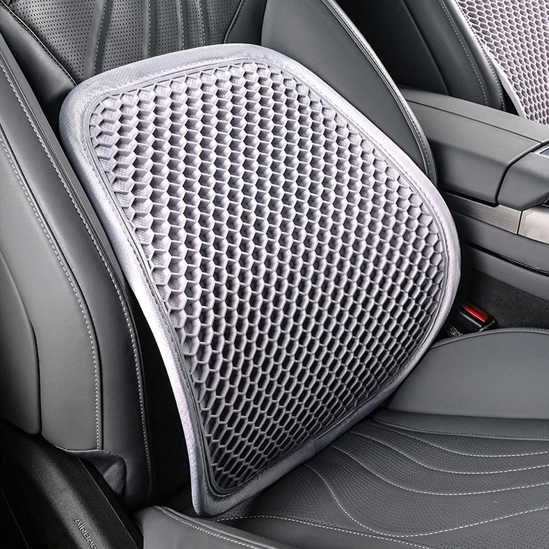 Integrated Gel Backrest Car Accessories Non-slip Orthopedic Coccyx Office Chair Folding Cooling Gel Lumbar Support for Car