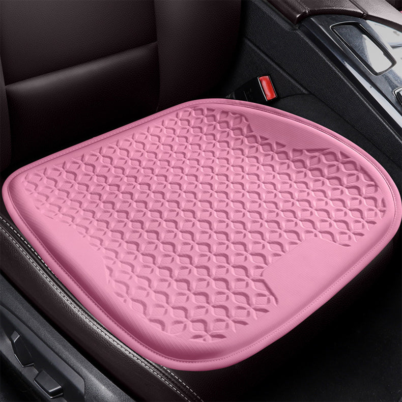 Integrated Gel Seat Cushion Pad – Cooling Comfort for Car and Office - Delicate Leather