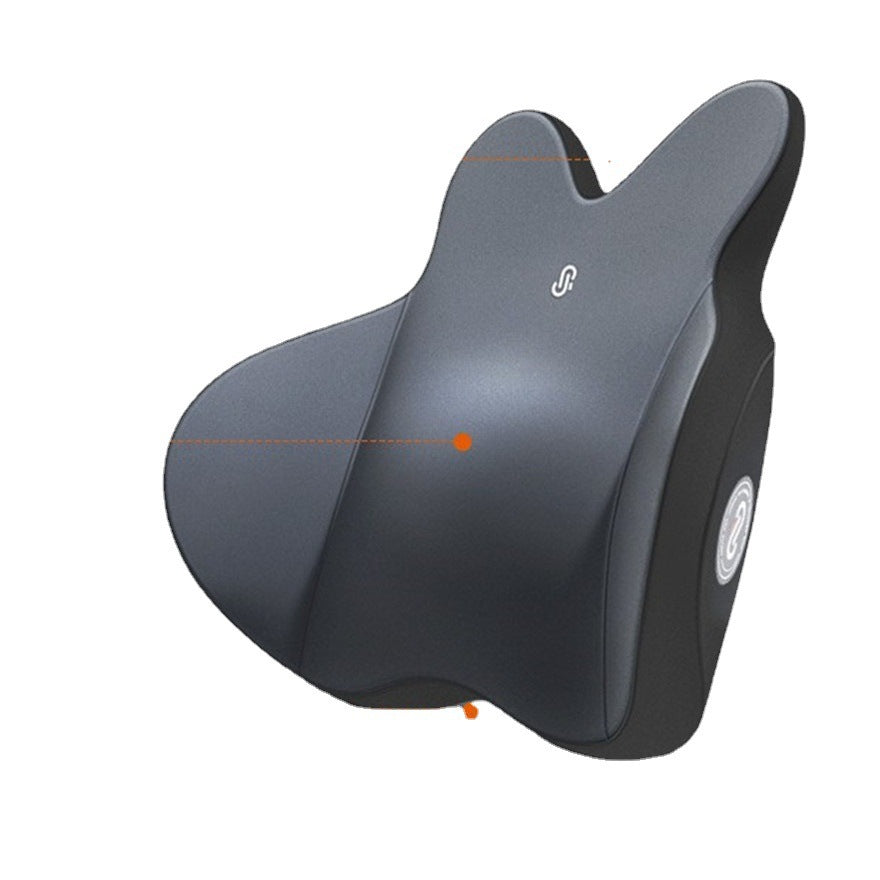 Portable Orthopedic Ergonomic Back Pillows Lumbar Support Gel Chair Office Seat Cushion Stadium Car Memory Foam Lumbar Cushion - Delicate Leather