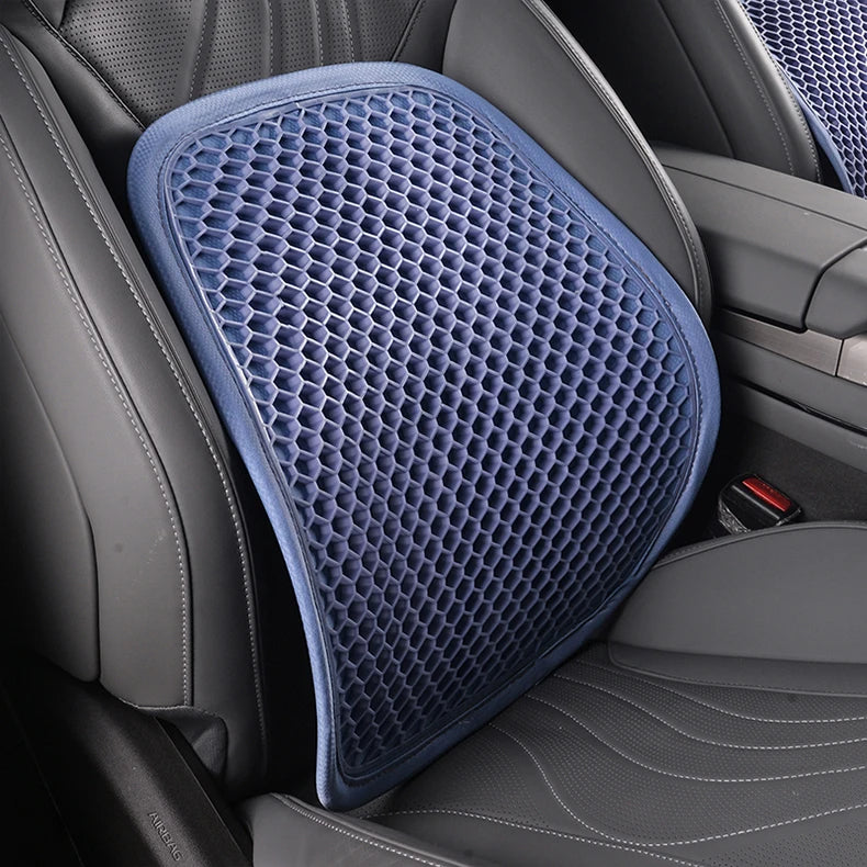 Integrated Gel Backrest Car Accessories Non-slip Orthopedic Coccyx Office Chair Folding Cooling Gel Lumbar Support for Car