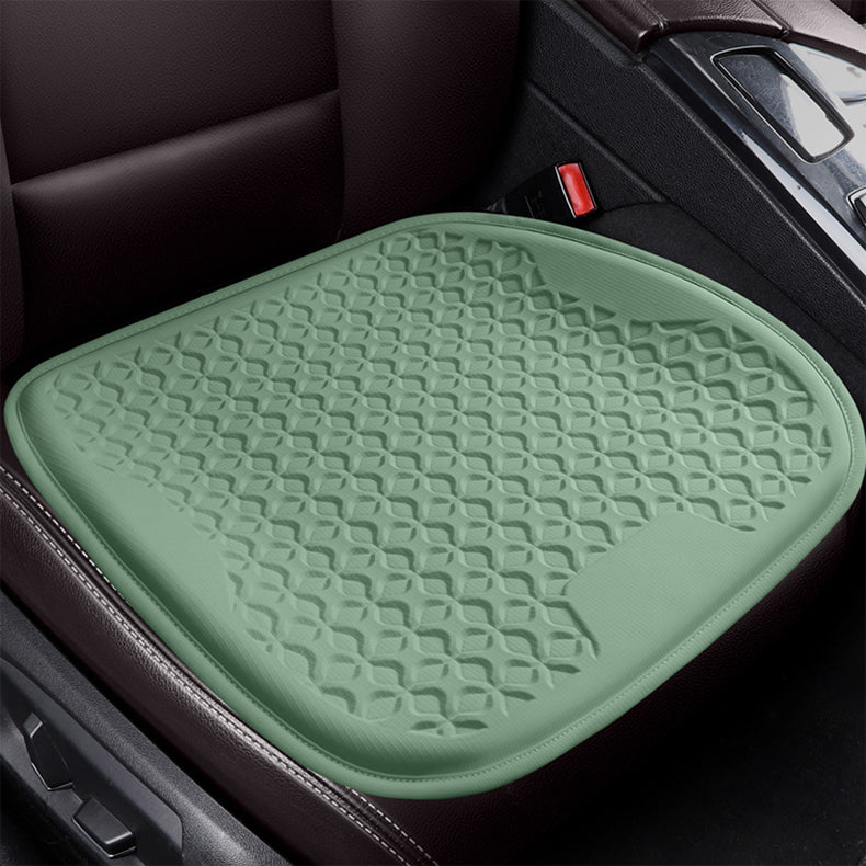 Integrated Gel Seat Cushion Pad – Cooling Comfort for Car and Office - Delicate Leather