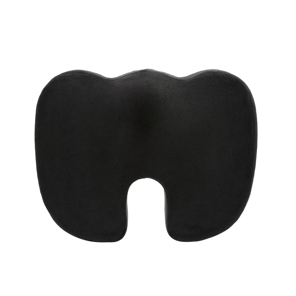 High Quality Coccyx Orthopedic Seat Cushion Cooling Gel Seat Cushions Memory Foam Ergonomic Pressure Relief Seat Cushion - Delicate Leather
