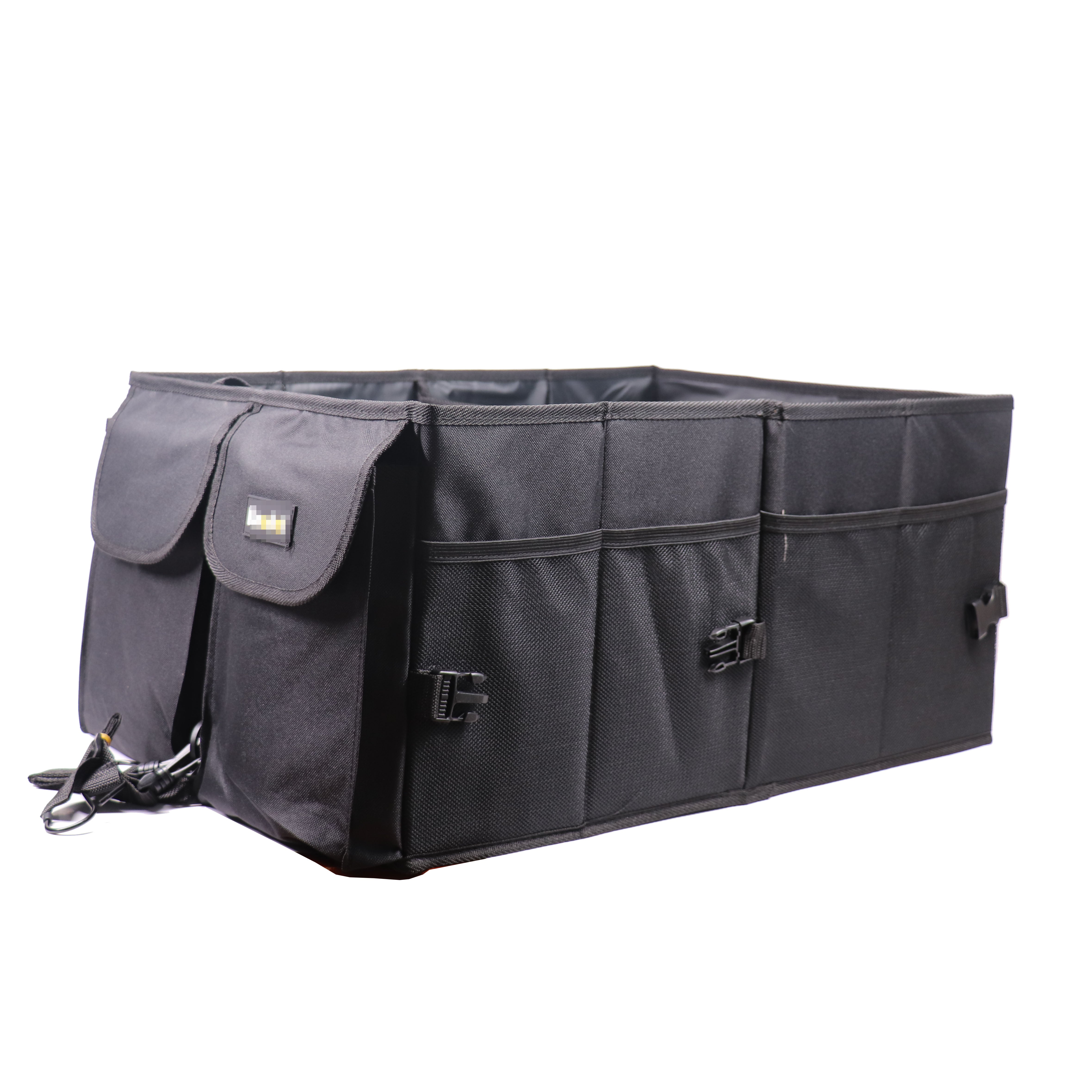Foldable Oxford Car Trunk Storage Organizer - Delicate Leather