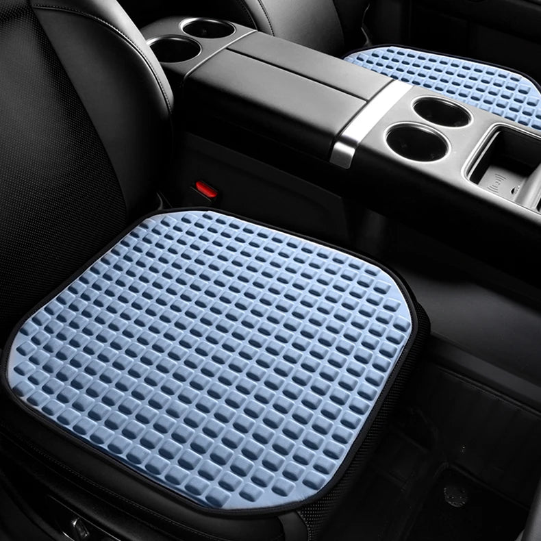 Integrated Gel Seat Cushion for Car - Honeycomb Egg Medical Coccyx Enhanced Cooling Gel Seat Cushion for Long Sitting